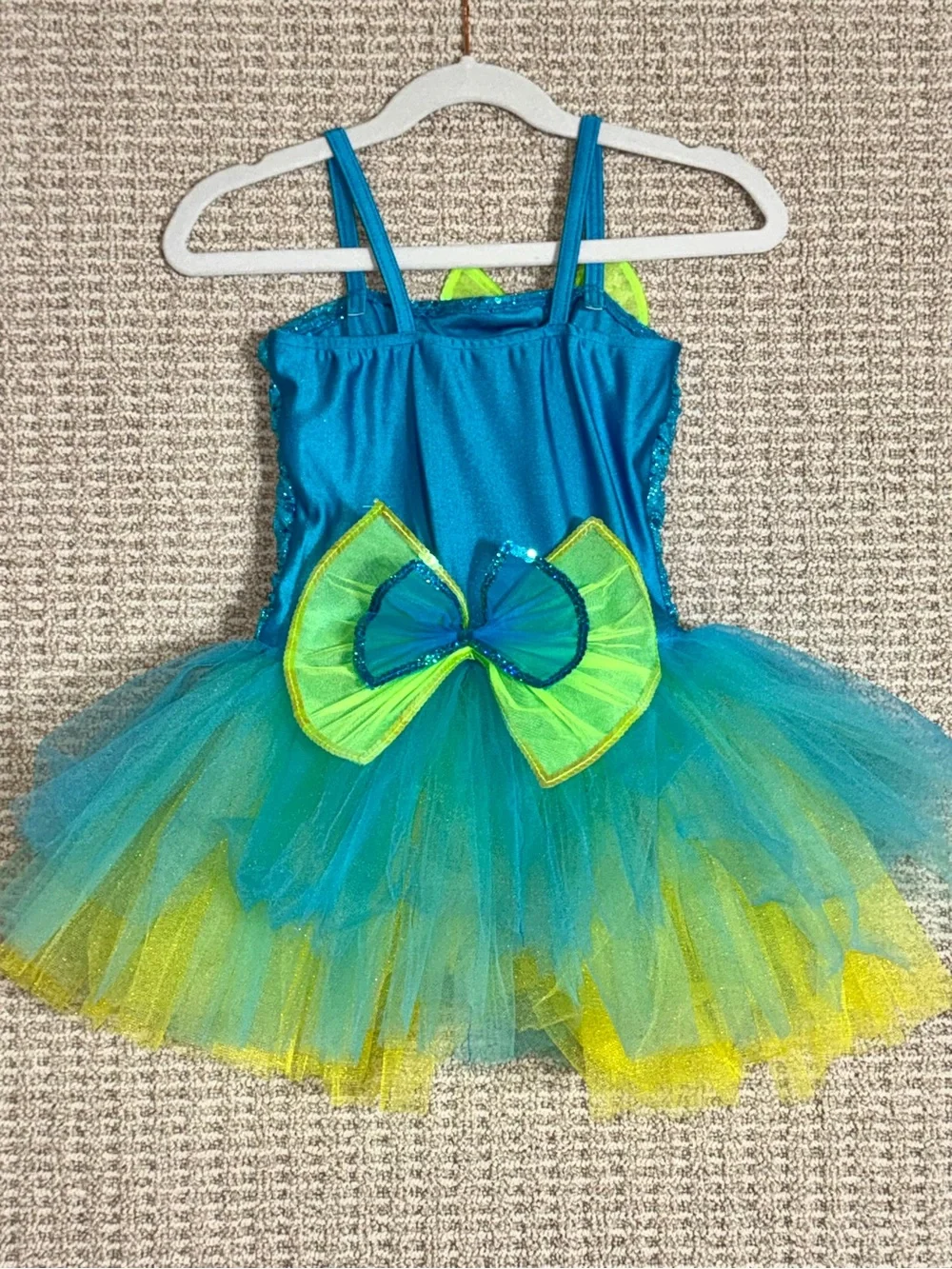 Art Stone (Revolution Dancewear) Sequin Tutu Costume w/ Bows